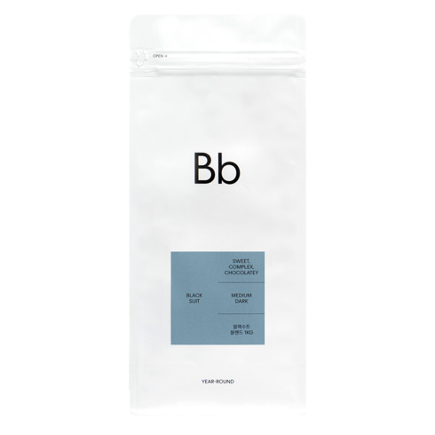 빈브라더스 블랙수트 블렌드 커피 원두 홀빈, 1kg, 1개