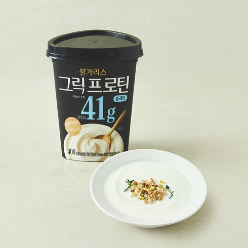 불가리스 락토프리 그릭요거트 프로틴 41g, 400g, 1개