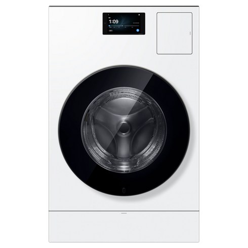 삼성전자 Bespoke AI 콤보 LCD 드럼 세탁건조기 25kg / 20kg 177.8mm 방문설치, 화이트, WD90H25BHW