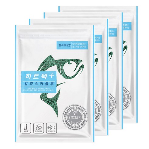 히트텍 플러스 떡밥 알라스카블루, 1400g, 4개