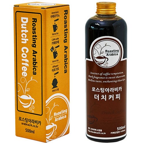 로스팅아라비카 케냐 블랙골드 AA Top 더치커피 원액, 500ml, 1개, 1개입