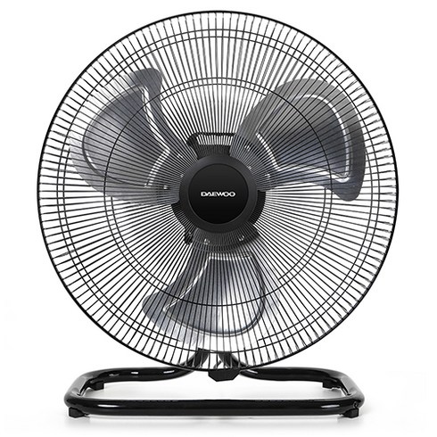 대우 좌우회전 5단 대형 공업용 업소용 선풍기 51cm, DEF-SF2000H, 블랙
