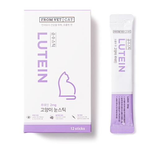 프롬벳 고양이 순수스틱 영양제, 12회분, 눈물개선/눈건강, 1개