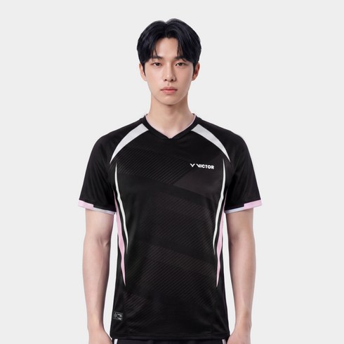 빅터 남성용 PINK STEALTH 배드민턴 티셔츠 VTC6CGW009M