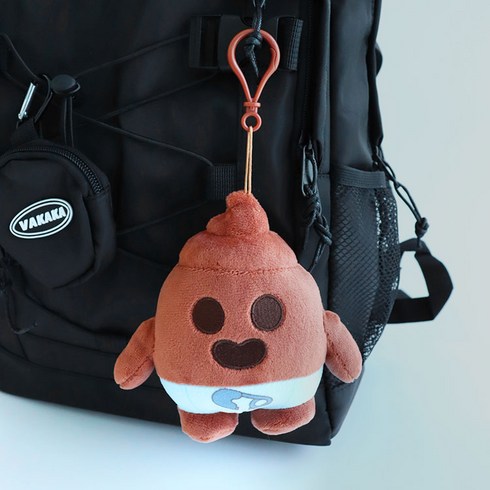 브롤스타즈 가방고리 인형 풉스파이크, 혼합색상, 1개, 13cm