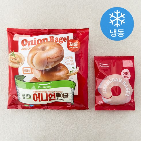 풀무원 어니언 베이글 3개입 (냉동), 315g, 1개