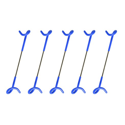 마블라 돼지꼬리 캠핑 램프 거치대, 블루, 5개