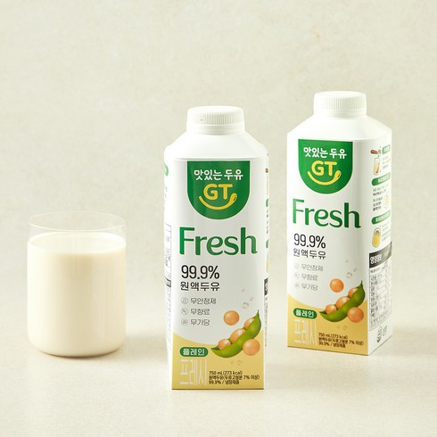 남양유업 맛있는 두유 GT Fresh, 2개, 750ml