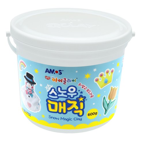 아이클레이 유아용 스노우 매직, 혼합색상, 600g, 1개