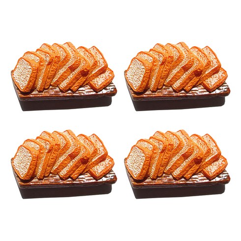 마켓에이 에그 브레드 냉장고자석 4p, 토스트