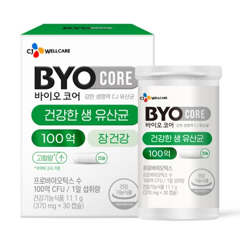 바이오코어 100억 식물성 유산균 캡슐, 30정, 1개