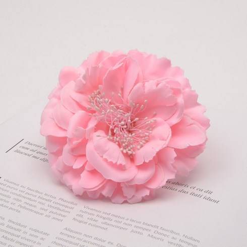 커튼묶기 장미 꽃 커텐집게 12.5cm, 플라워2 핑크, 2개