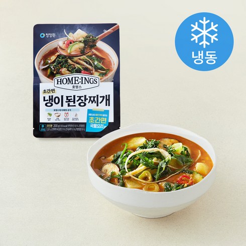 호밍스 초간편 냉이 된장찌개 (냉동), 200g, 1개