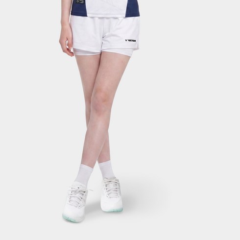 빅터 여성용 SAFE LEGGINGS 배드민턴 투인원 반바지 VTC6CPS002F