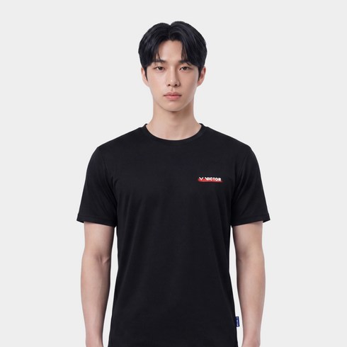 빅터 남성용 MATTE MINIMAL 배드민턴 티셔츠 VTC6CTS002M