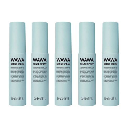 로로벨 와와 센스 스프레이 구취제거, 10ml, 5개