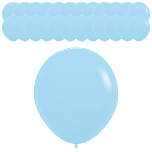 셈퍼텍스 풍선 45cm, 파스텔메이트 블루, 25개
