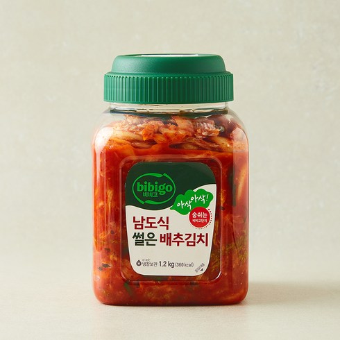 비비고 남도식 썰은 배추김치, 1.2kg, 1개