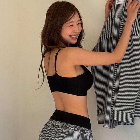 캄투올 컨투어 끈 노후크 심리스 브라탑
