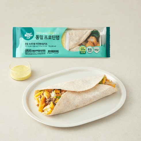 스윗밸런스 통밀 프로틴랩 치킨텐더&치즈, 235g, 1개