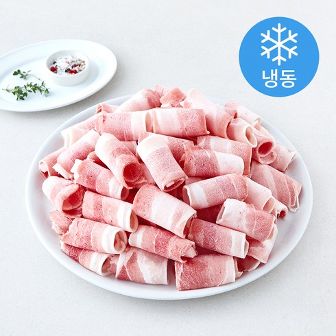돌돌말이 대패 삼겹살 (냉동), 1개, 1kg