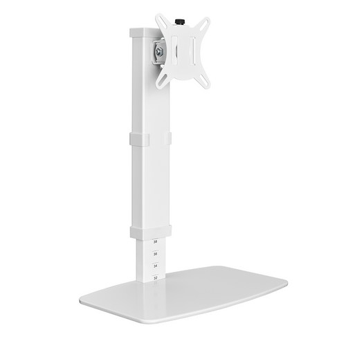 엘디엘마운트 높이조절 싱글 모니터암 거치대 APL-T67W, 1개, 화이트