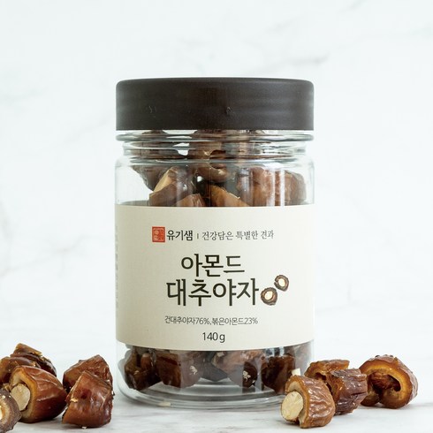 유기샘 아몬드 대추야자, 140g, 1개