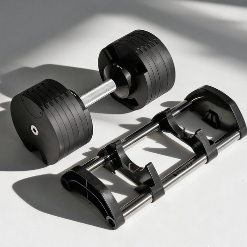 이고진 아이언코어 무게조절 덤벨 블랙, 1개, 24kg