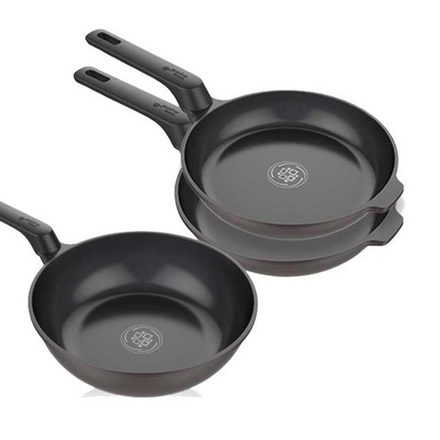 마이셰프 도루코 인덕션 IH 뉴캐스트 프라이팬 3개, 초콜릿, 1개, 프라이팬 28cm, 프라이팬 30cm, 궁중팬 28cm