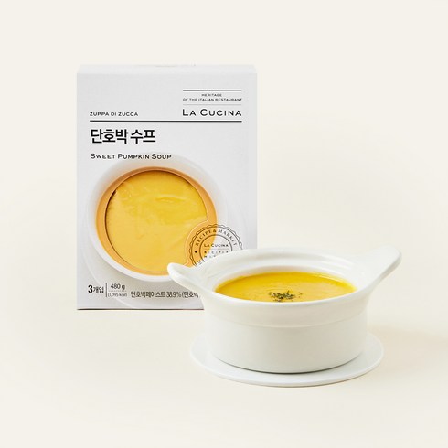라쿠치나 단호박 수프 3개입 (냉장), 480g, 1개