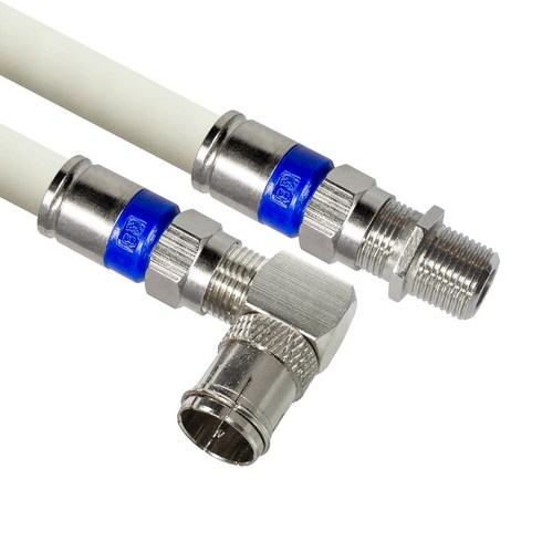 마하링크 국산 RF 안테나 5C 꺾임 연장 수제작 동축 케이블, MLZ-RLAW030 (3m), 1개