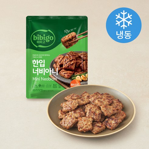 비비고 고기반찬 한입 너비아니 (냉동), 1kg, 1개