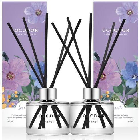 코코도르 시그니처 디퓨저, 숲속새벽공기, 120ml, 2개