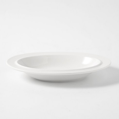 시라쿠스 메이플 오발볼 접시, 화이트, 1개