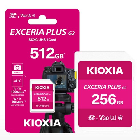 키오시아 EXCERIA PLUS G2 SD카드, 1개, 512GB