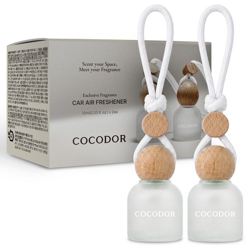 코코도르 걸이형 방향제 차량용 디퓨저 10ml x 2p, 1개, 양재동꽃시장