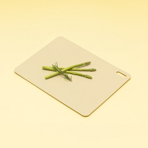시에르 메종오브제 TPU 칼집 나지 않는 안심 도마, 크림옐로우, 1개