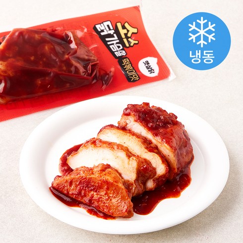 햇살닭 소스 닭가슴살 떡볶이맛 (냉동), 100g, 1개입, 10개