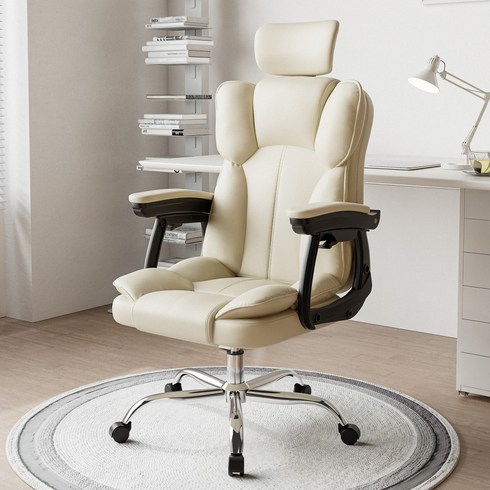 비애노 루노 가죽 리클라이너 의자, 아이보리