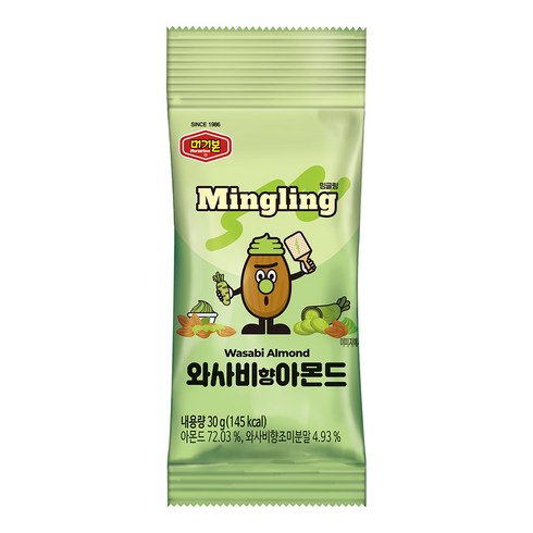 머거본 와사비향 아몬드, 1개