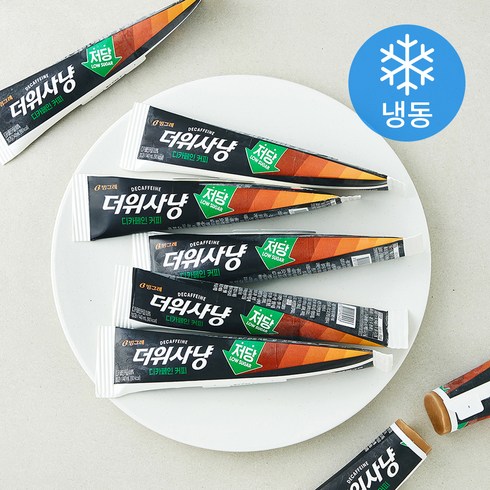 빙그레 더위사냥 저당 디카페인 커피 아이스크림 (냉동), 6개, 1개입, 140ml