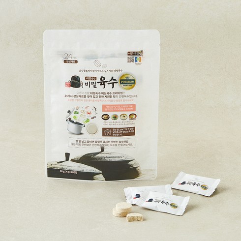 대령숙수 프리미엄 비밀 코인육수 20개입, 80g, 1개