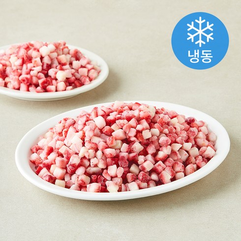 중국산 이안 딸기 다이스 (냉동), 1개, 10kg