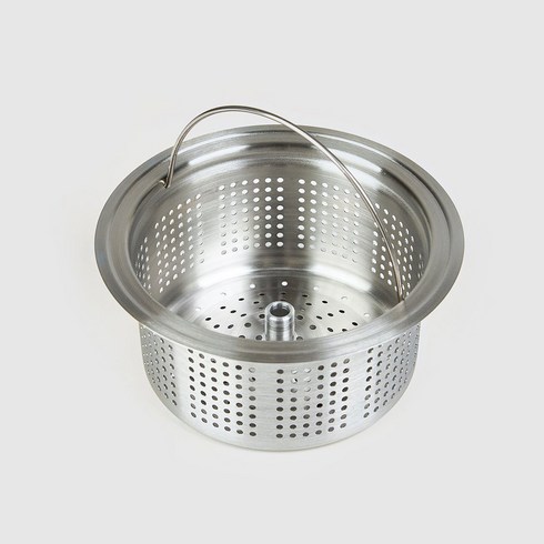 JAJU 스텐 싱크 거름망 회전식 탈수 배수구 전용 14cm, 1개