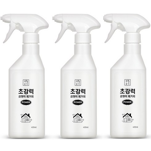 생활공식 초강력 곰팡이 제거제, 400ml, 3개