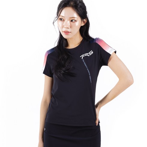 패기앤코 여성용 스포츠 배드민턴 탁구 티셔츠 FST-828