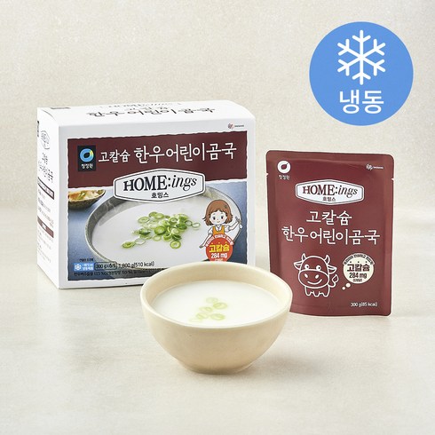 청정원 호밍스 고칼슘 한우 어린이 곰국 6개입 (냉동), 1.8kg, 1개