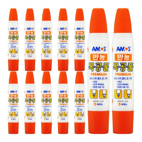 아모스 만능 목공풀, 36g, 12개