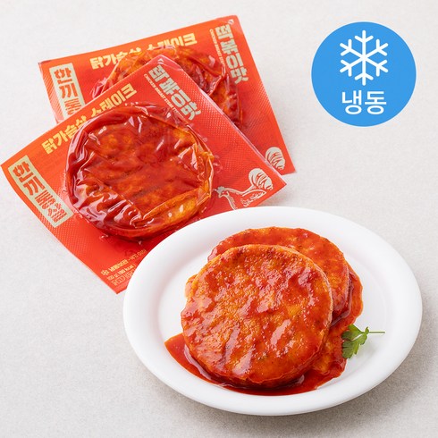 한끼통살 닭가슴살 스테이크 떡볶이맛 (냉동), 100g, 5개입, 1개
