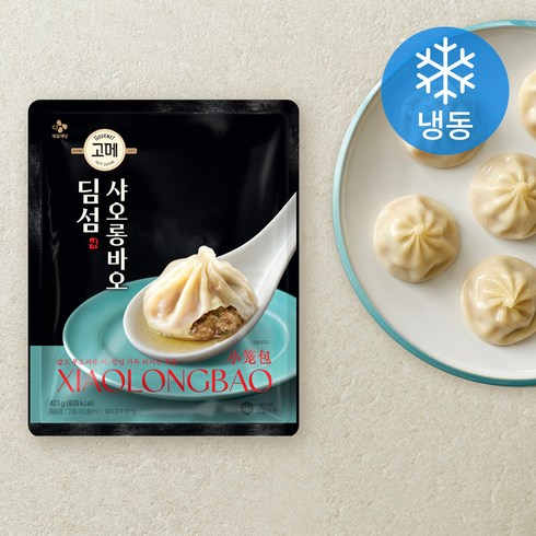 고메 딤섬 육즙가득 샤오롱바오 만두 (냉동), 423g, 1개
